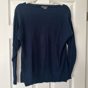 Vince Cashmere Boatneck Navy Sweater XS